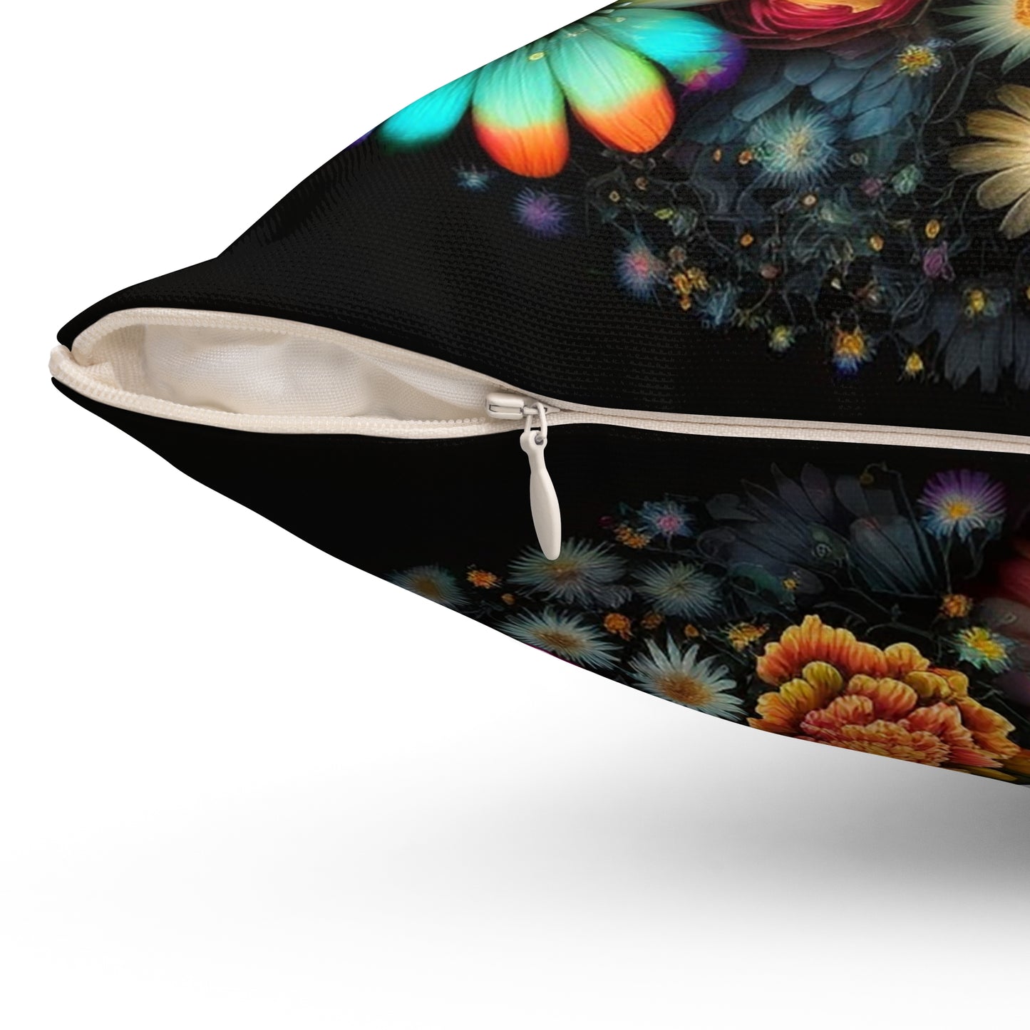 "Kaleidoscope" Spun Polyester Square Pillow