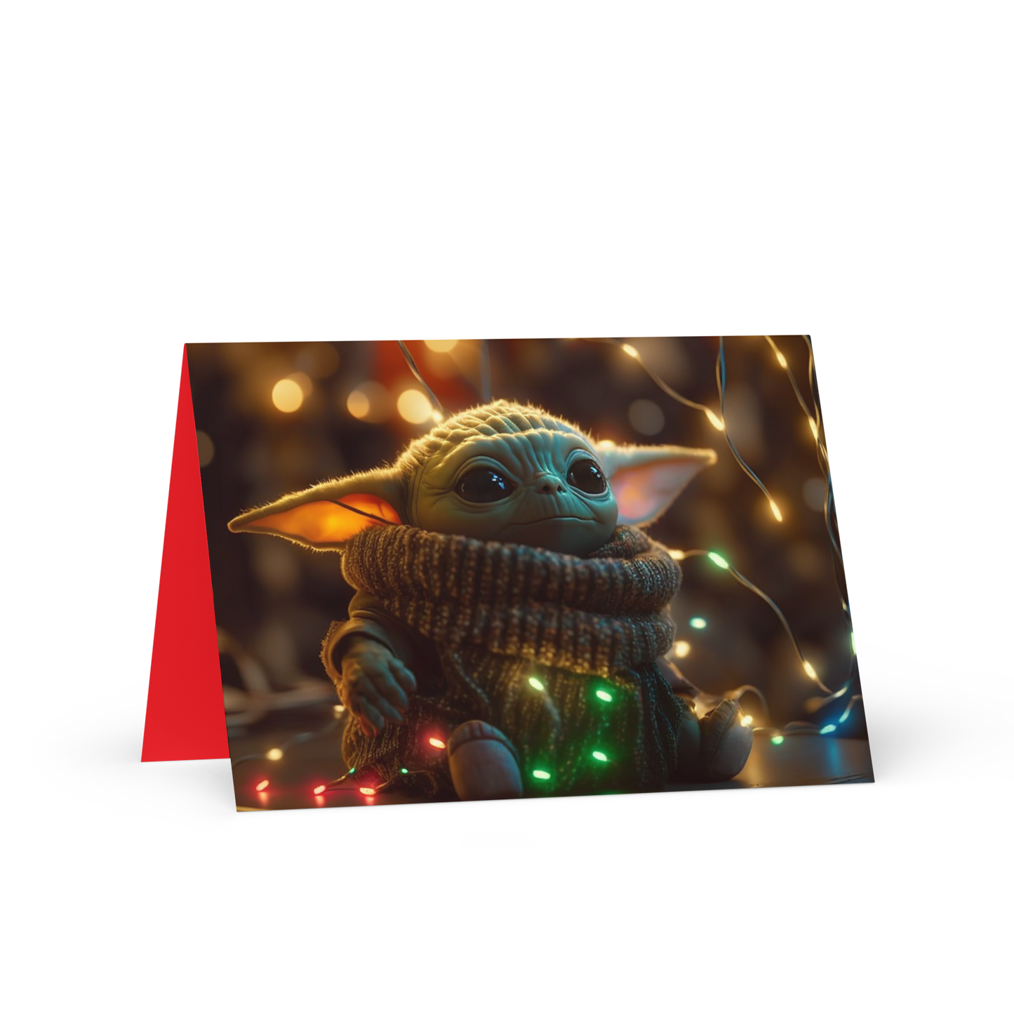 "Baby Yoda" Holiday Greeting Card