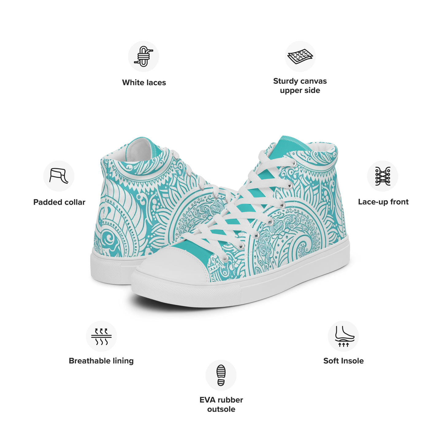 "Swagger" Men’s High Top Canvas Shoes