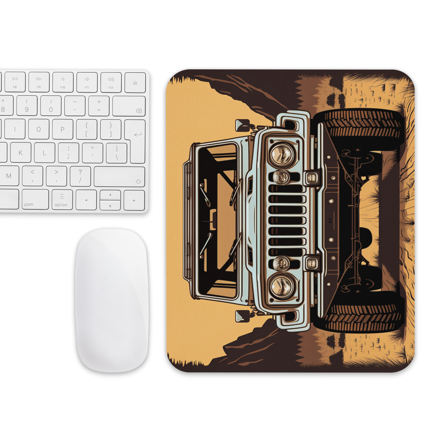 "Desert Jeep" Mouse Pad