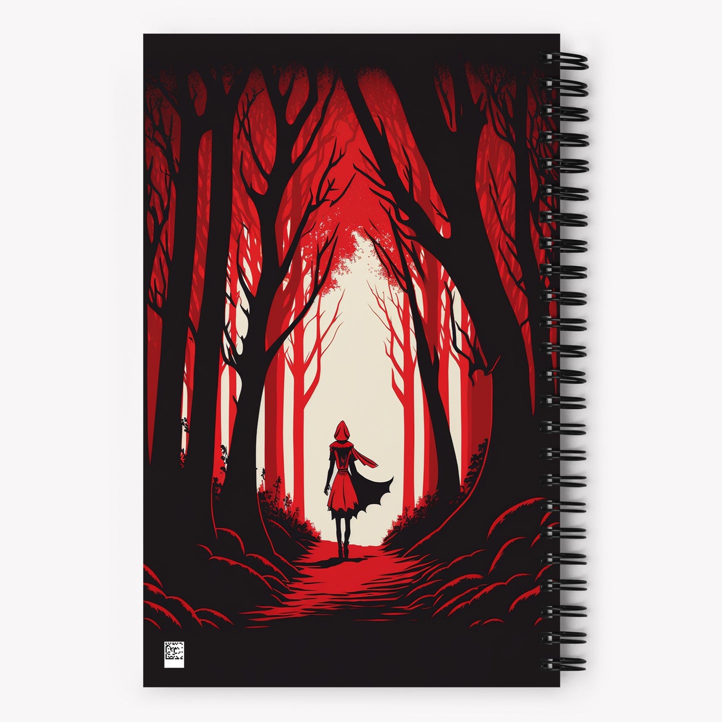 "Red in the Woods" Spiral Notebook