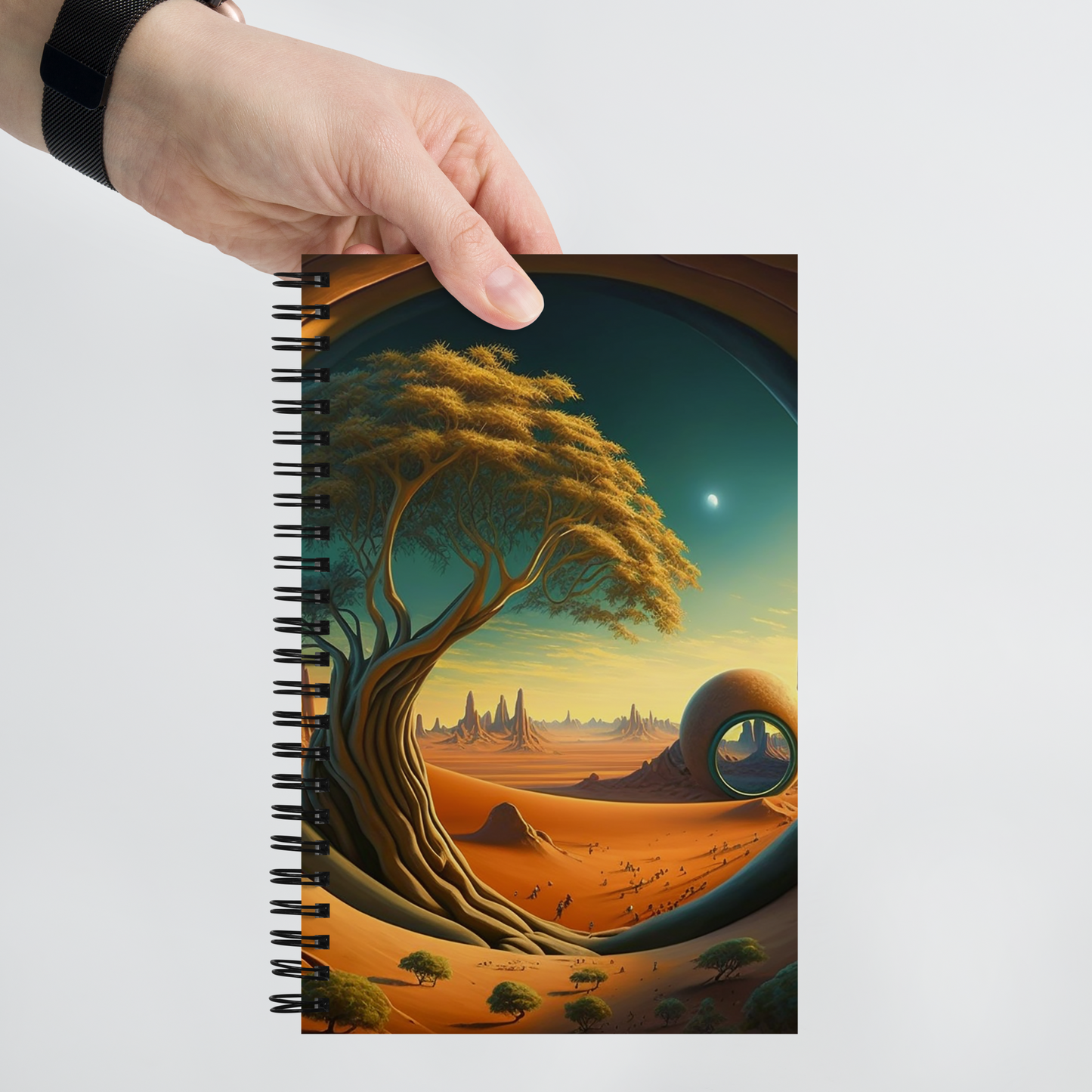 "Mars Life" Spiral Notebook