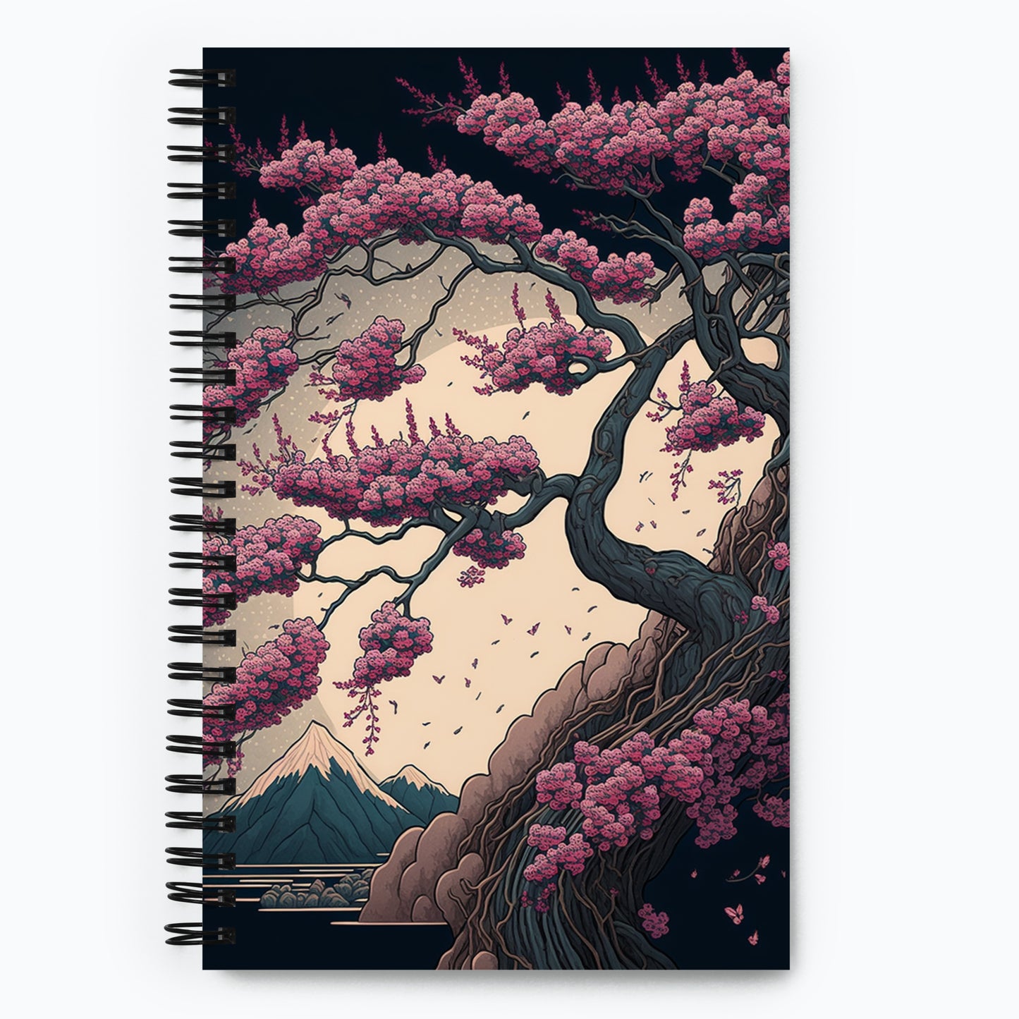"Cherry Blossoms" Spiral Notebook