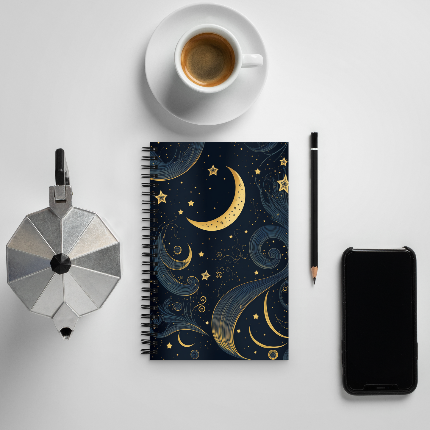 "Starry Night" Spiral Notebook