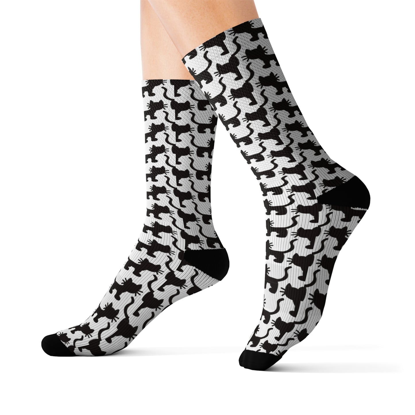 "Checker Cat" Socks