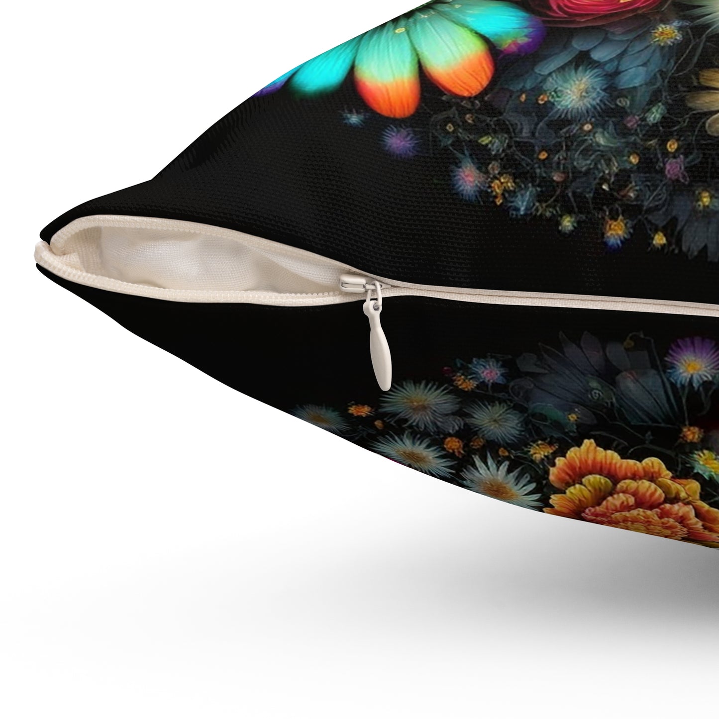 "Kaleidoscope" Spun Polyester Square Pillow