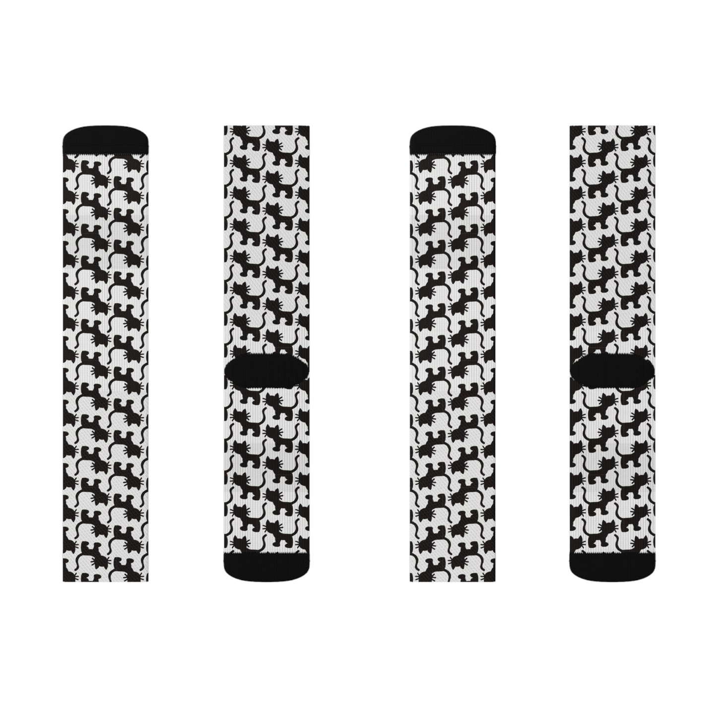 "Checker Cat" Socks