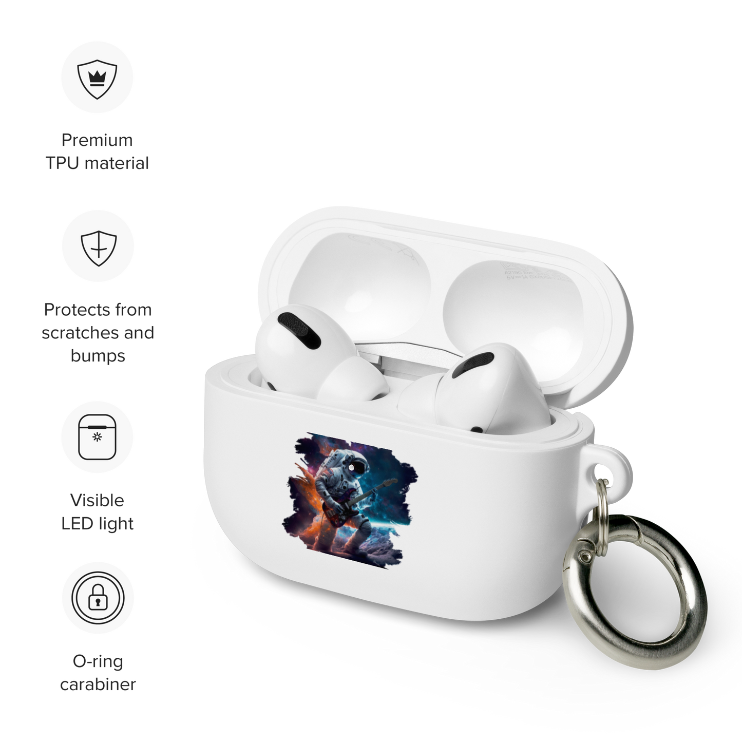 "Spaceman Rock" AirPods Cases