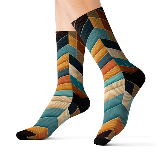"Herringbone" Socks