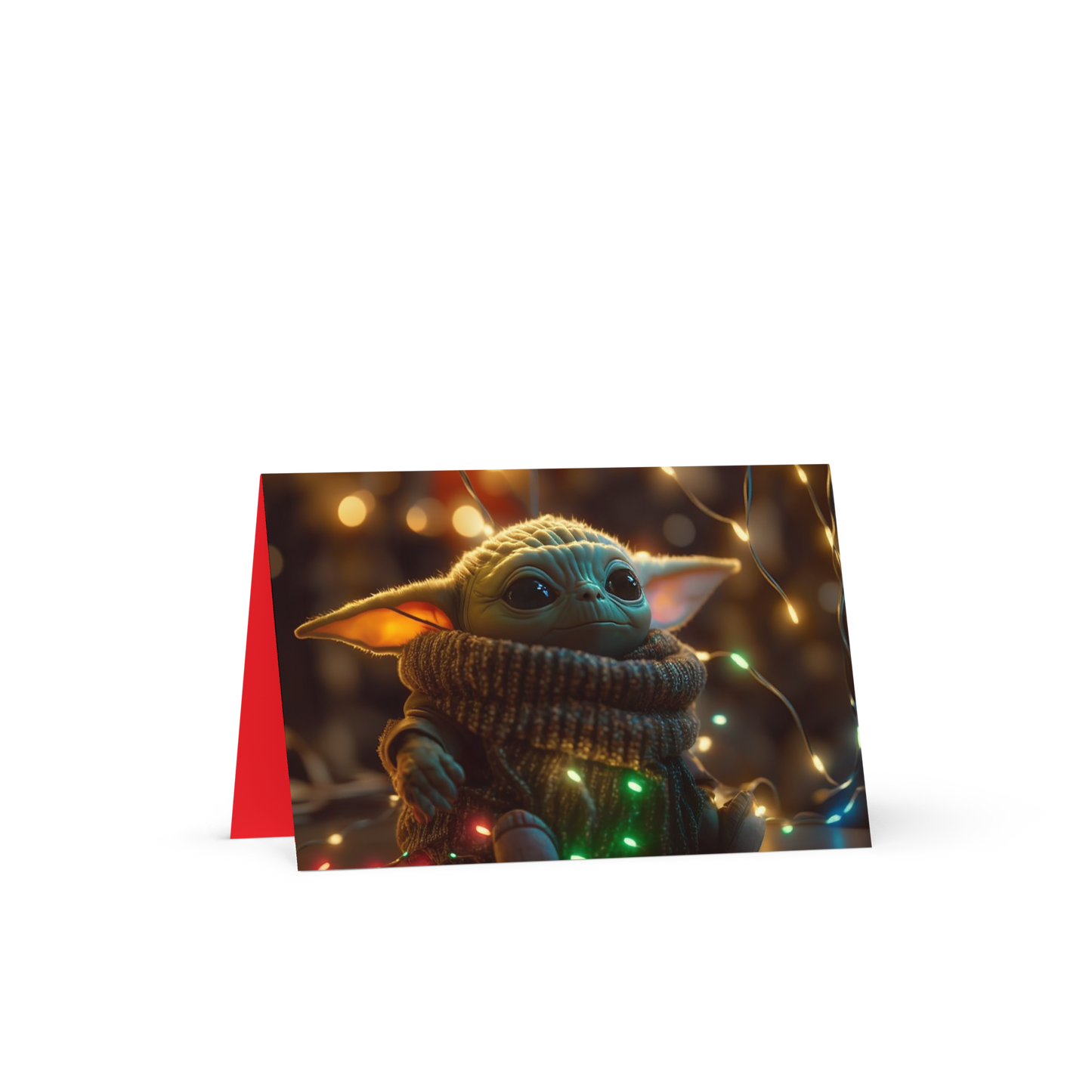 "Baby Yoda" Holiday Greeting Card