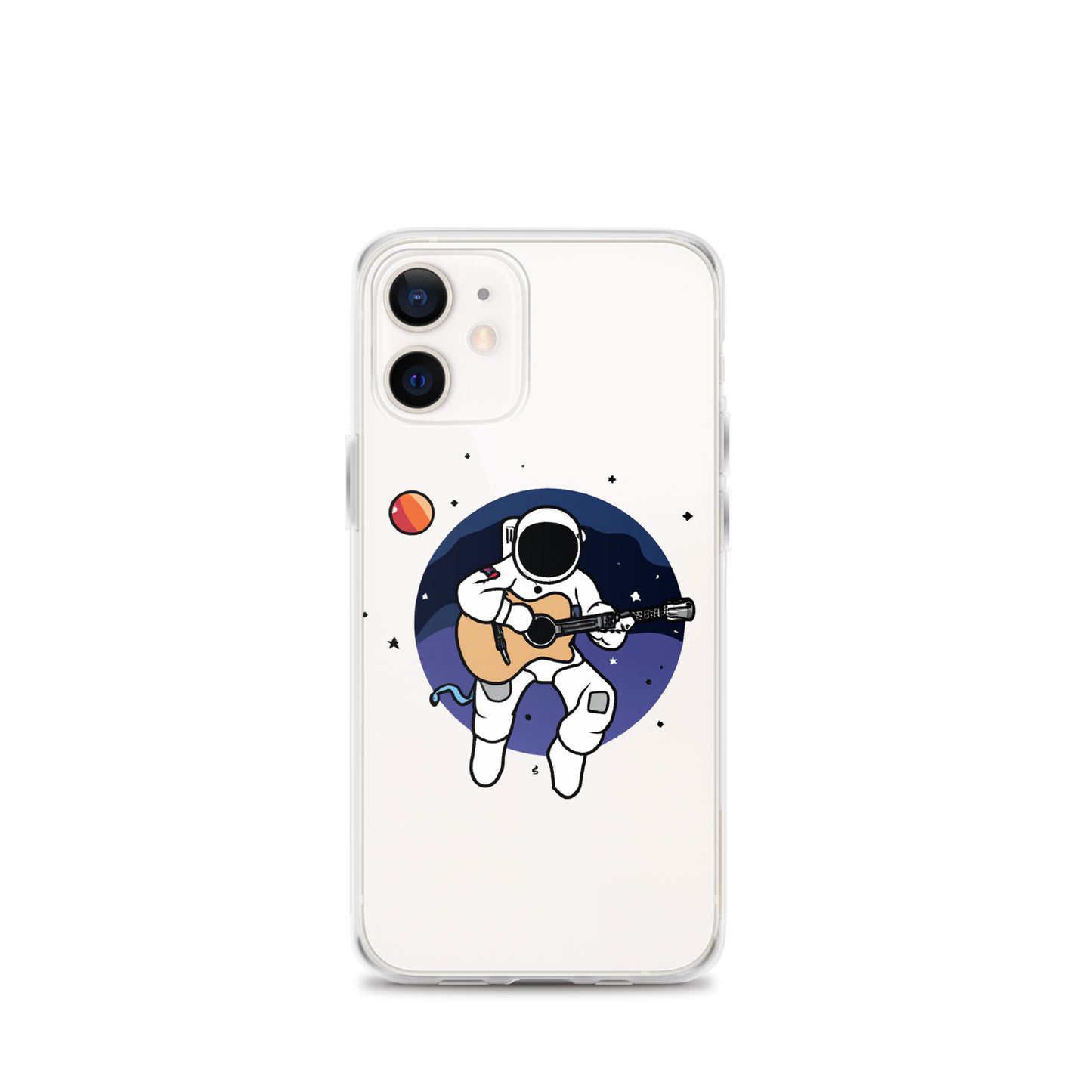 "Acoustic Astronaut" Clear iPhone Cases