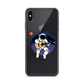 "Acoustic Astronaut" Clear iPhone Cases