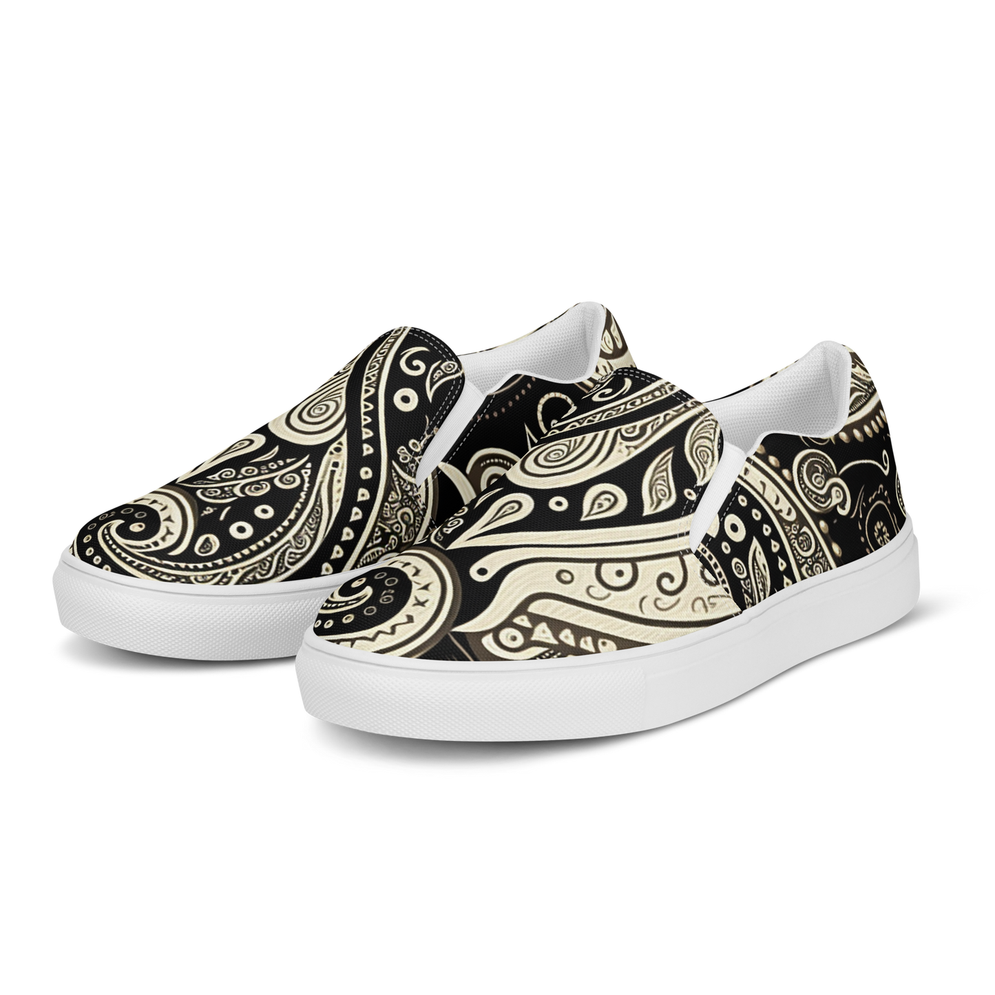 "Bandana" Men’s Slip-on Canvas Shoes