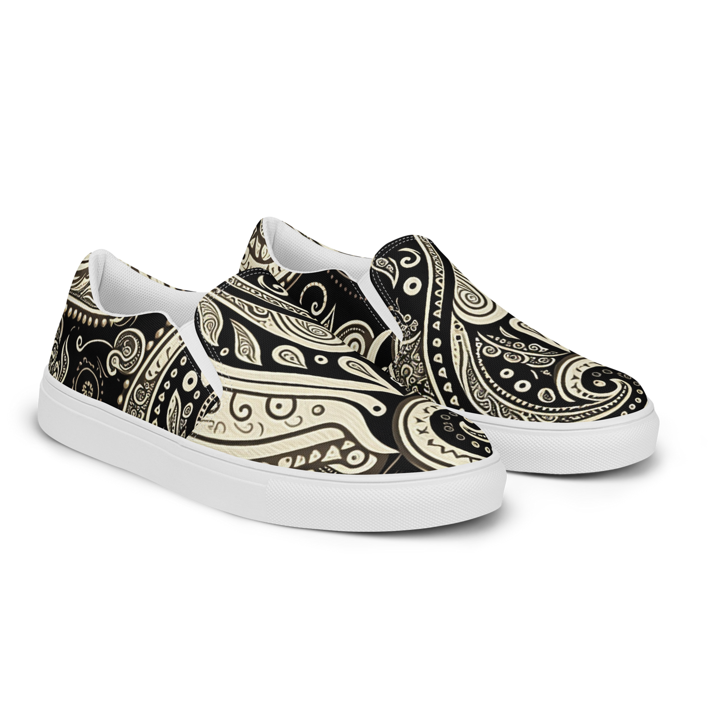 "Bandana" Men’s Slip-on Canvas Shoes