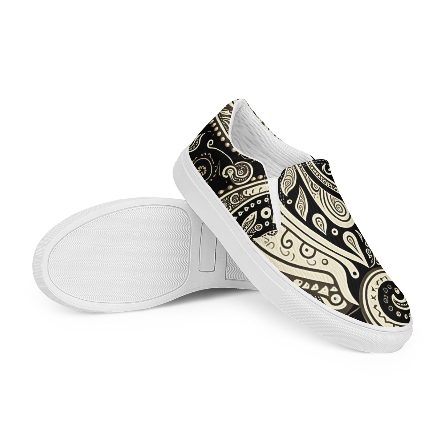 "Bandana" Men’s Slip-on Canvas Shoes