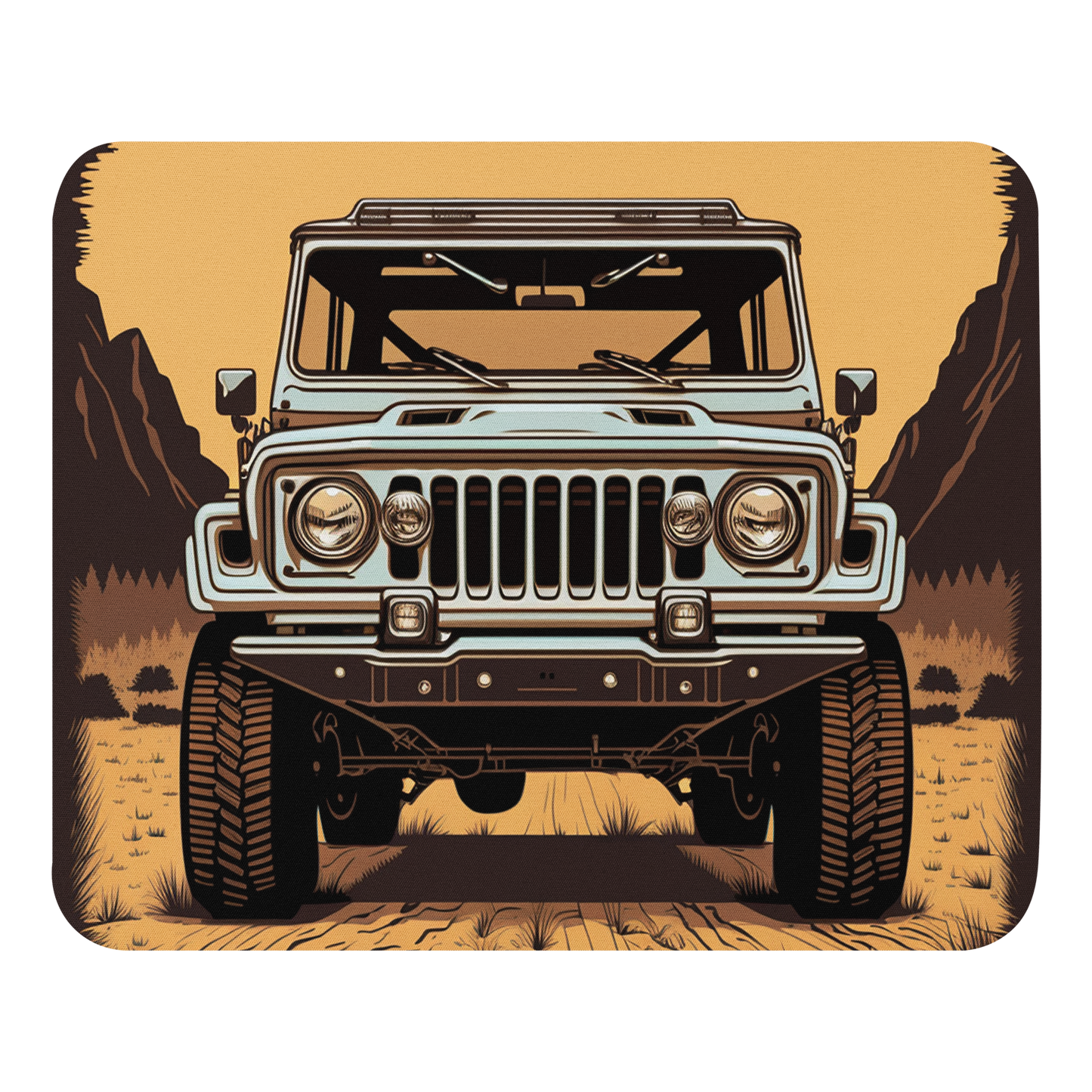 "Desert Jeep" Mouse Pad