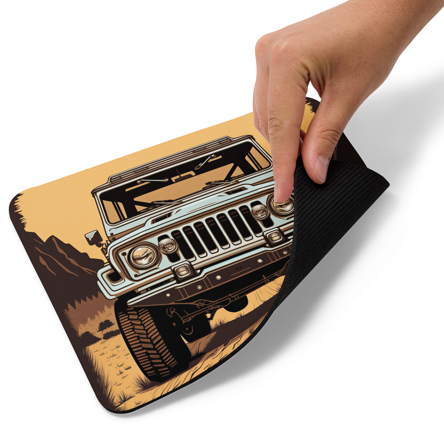 "Desert Jeep" Mouse Pad
