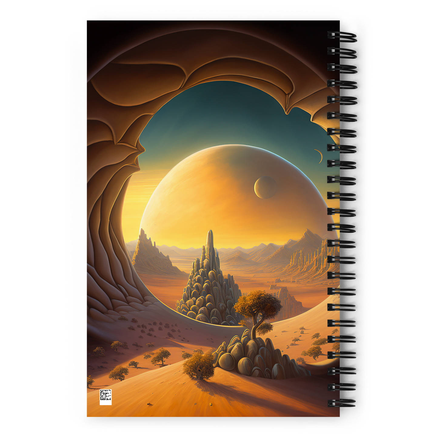 "Mars Life" Spiral Notebook