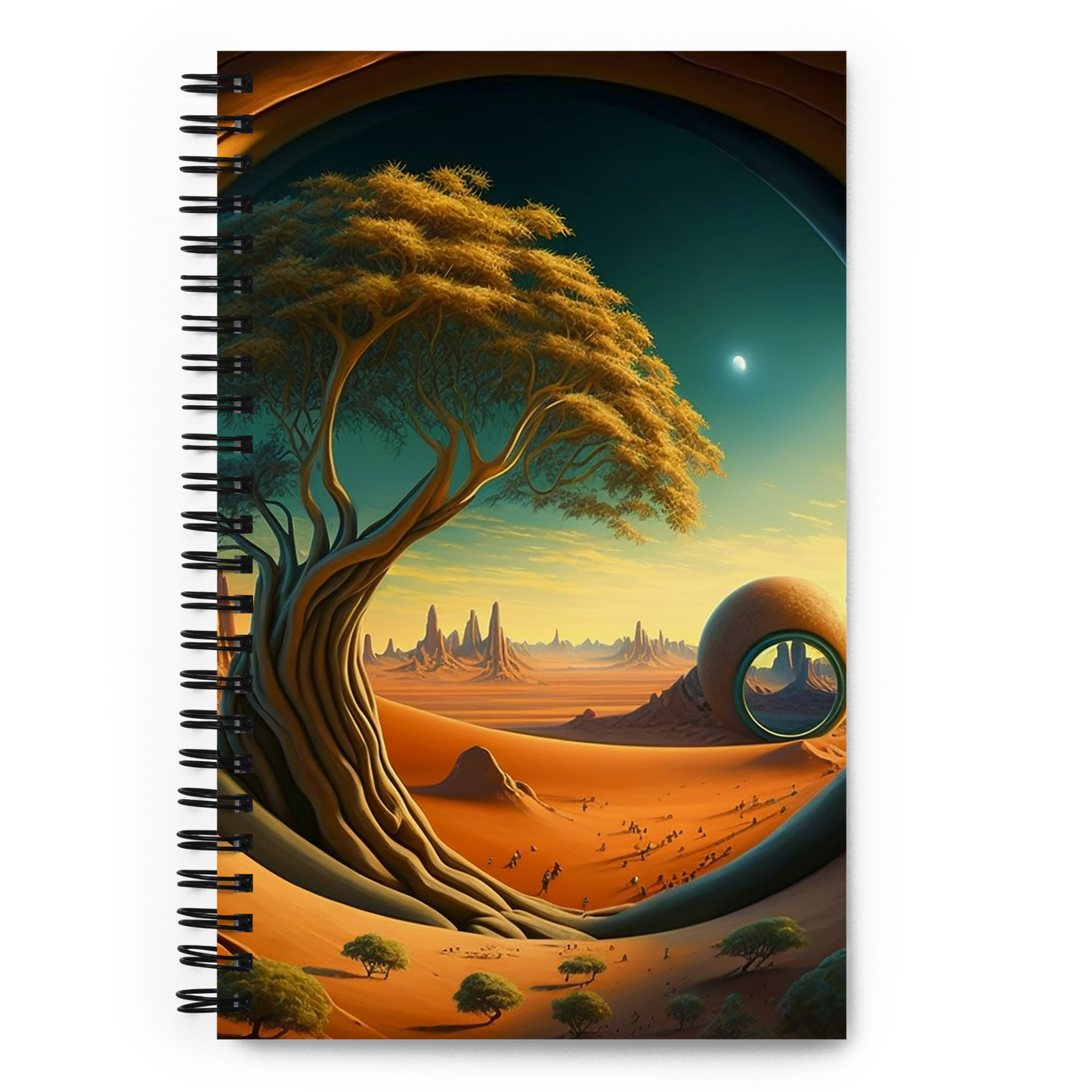 "Mars Life" Spiral Notebook