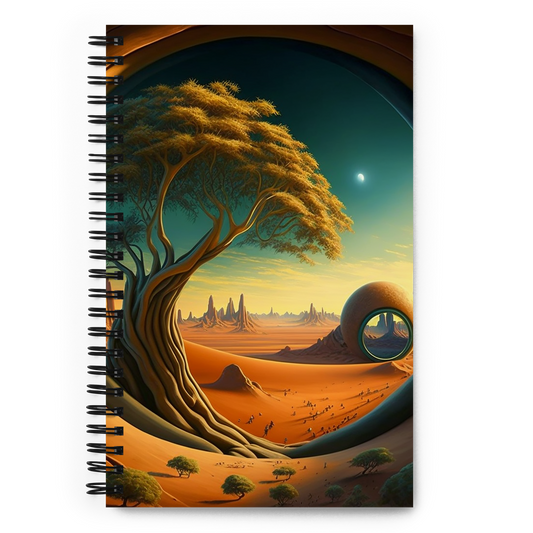 "Mars Life" Spiral Notebook