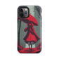 "Red in the Woods" Tough iPhone Cases