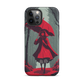 "Red in the Woods" Tough iPhone Cases