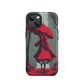 "Red in the Woods" Tough iPhone Cases