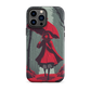 "Red in the Woods" Tough iPhone Cases