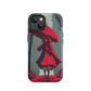 "Red in the Woods" Tough iPhone Cases
