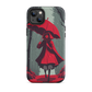 "Red in the Woods" Tough iPhone Cases
