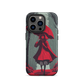 "Red in the Woods" Tough iPhone Cases