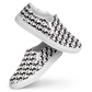 "Checker Cat" Women’s Slip-on Canvas Shoes