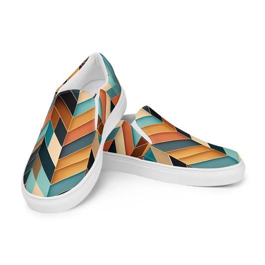 "Herringbone" Women’s Slip-on Canvas Shoes
