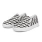 "Checker Cat" Women’s Slip-on Canvas Shoes