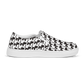 "Checker Cat" Women’s Slip-on Canvas Shoes