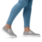 "Checker Cat" Women’s Slip-on Canvas Shoes