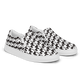"Checker Cat" Women’s Slip-on Canvas Shoes