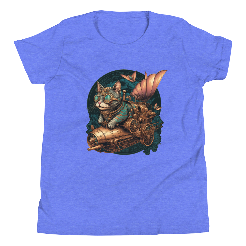 "Steampunk Kitty" Unisex Youth T-Shirt